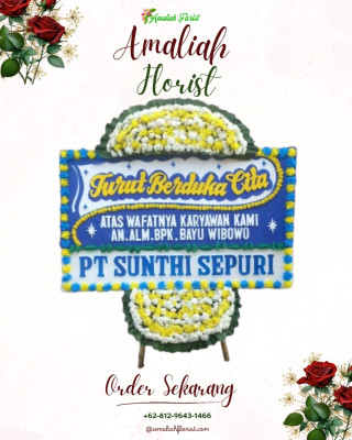 Papan Bunga Duka di Satimpo