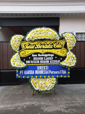 Papan Bunga Duka di Satimpo