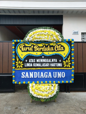 Papan Bunga Duka di Satimpo