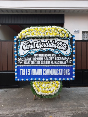 Papan Bunga Duka di Satimpo